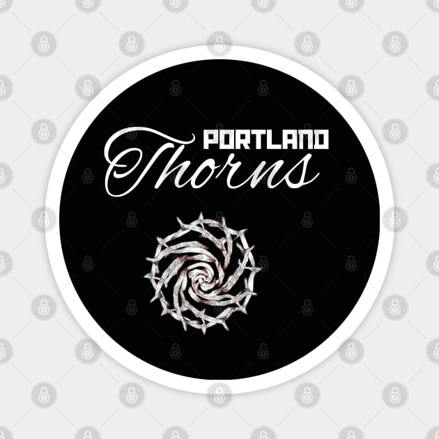 Portland Thorns football Magnet by Classic Clic